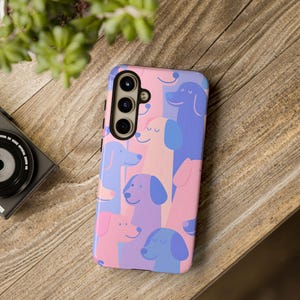 Funda para Samsung Galaxy con temática de perro, regalo ideal para amantes de las mascotas, diseño personalizable, regalo de cumpleaños para dueños de perros, carcasa resistente.
