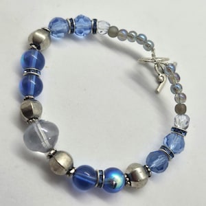 Vintage Czech Glass Beads Bracelet