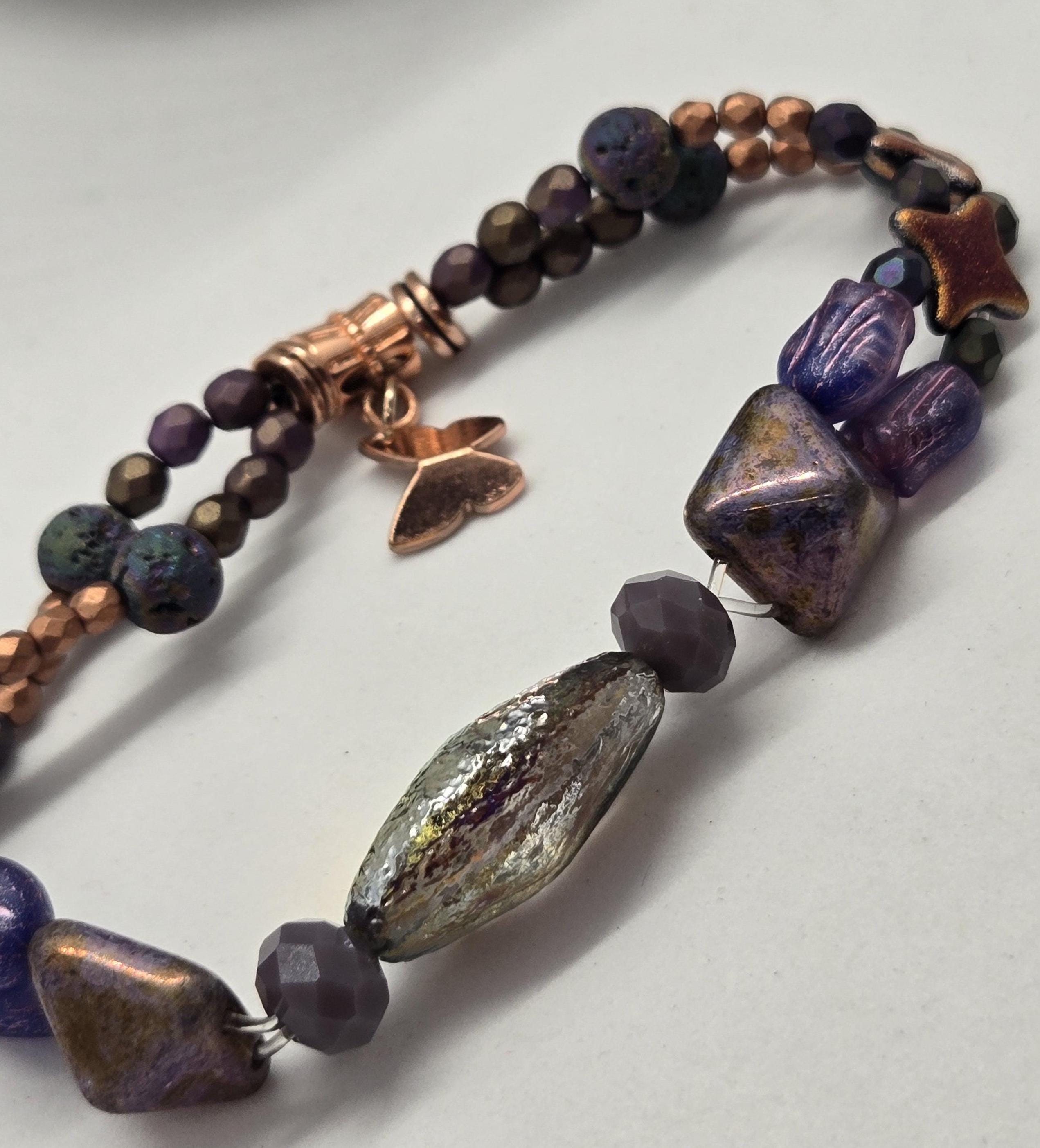 Czech Butterfly Bracelet