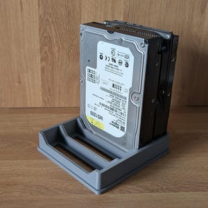 3.5&quot; Hard Drive Storage Rack/Tray 4 slots - Colour and Size Options