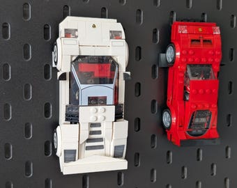 Lego Speed Champions Display Mount | IKEA Skadis Pegboard