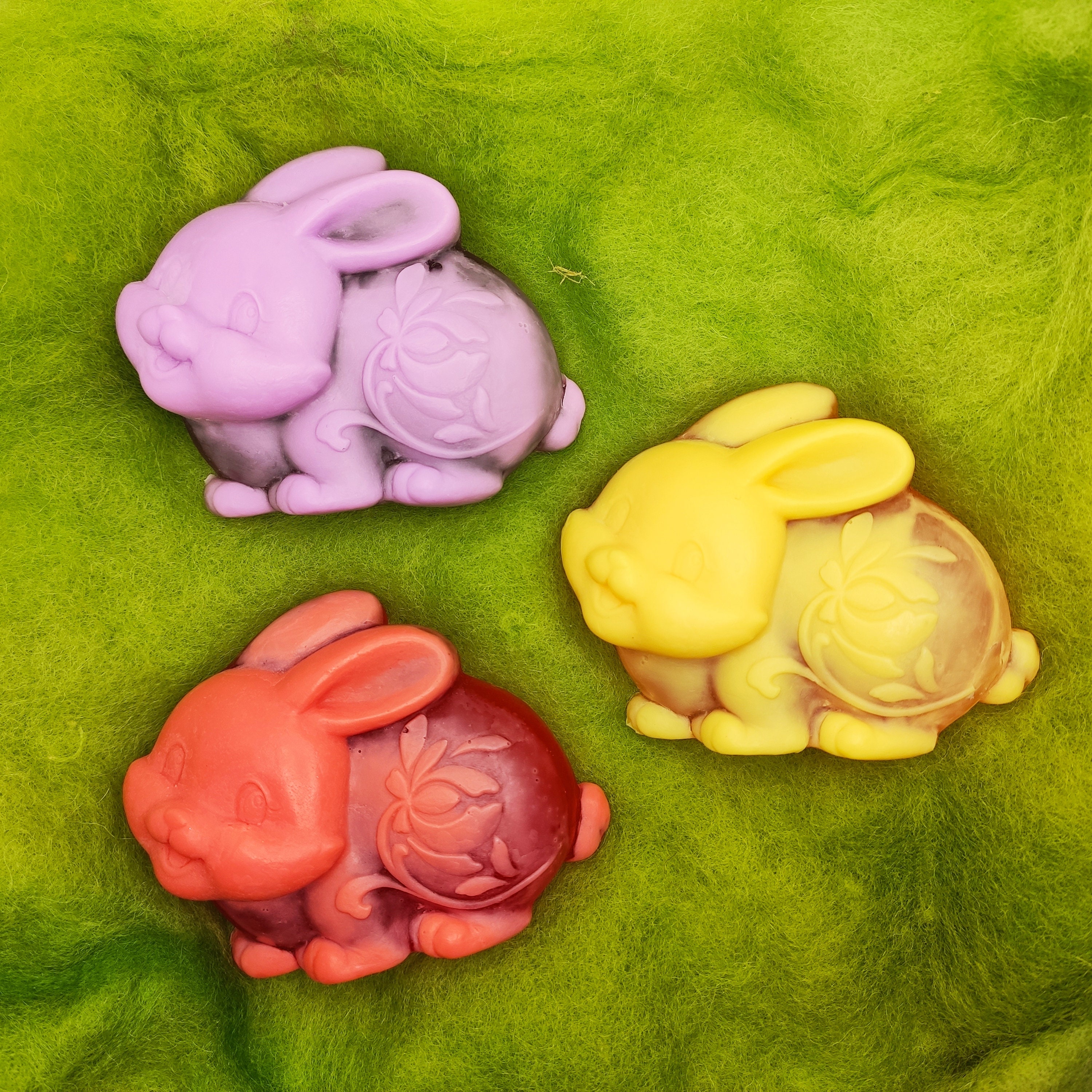 3 pcs Easter Rabbits Soaps Easter Bunny Soap Gift Set Etsy
