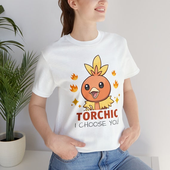 Torchic Pokemon T shirt Pokemon Starter Pokemon Gift Idea