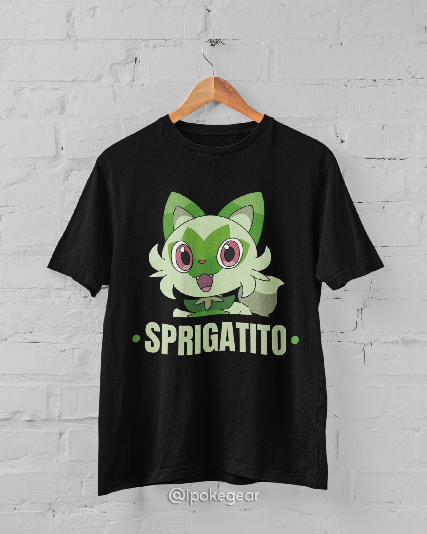 Sprigatito T-shirt Pokemon Scarlet Violet Starters Pokemon - Etsy UK