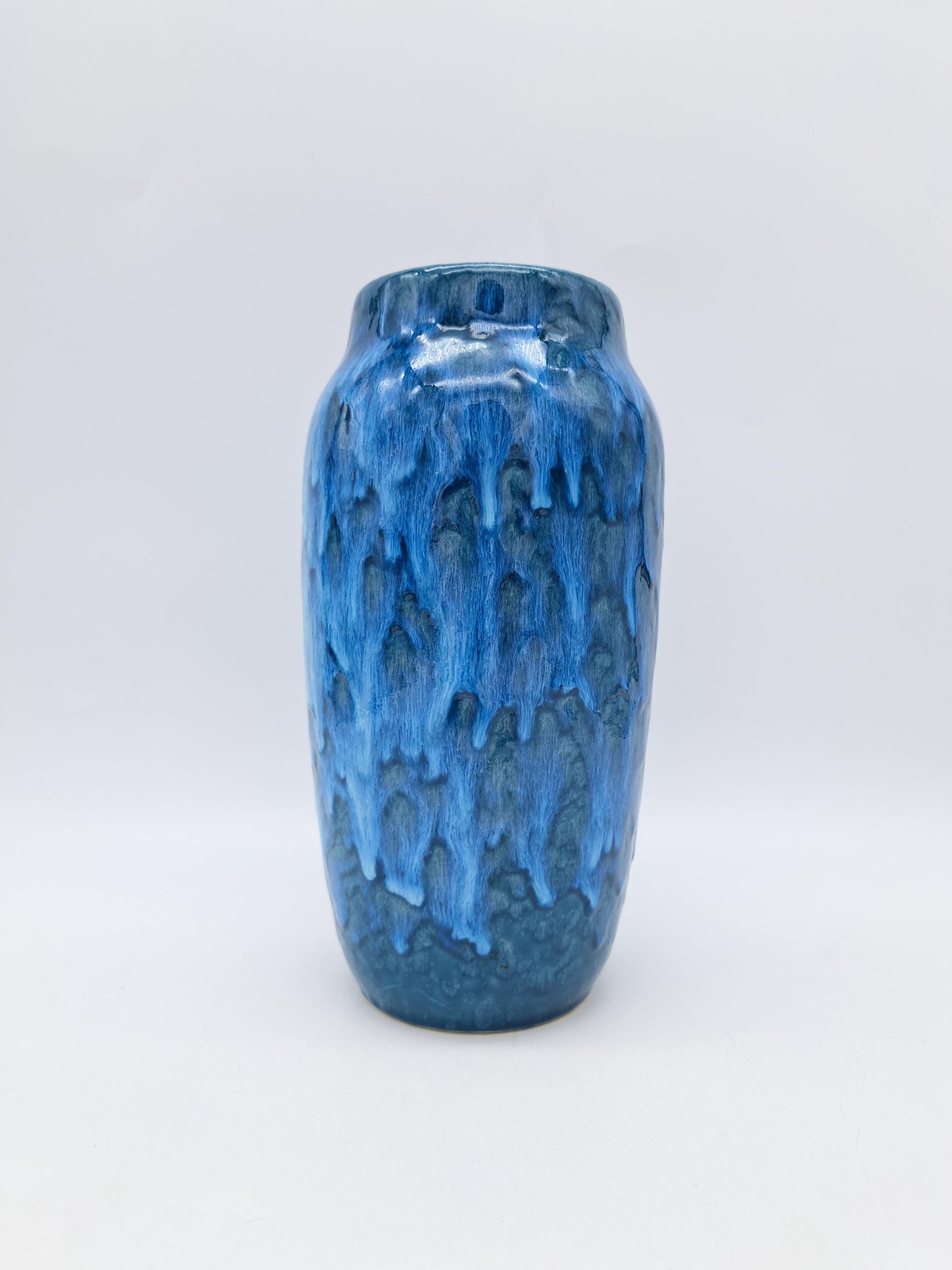 Vintage West German Scheurich 242-22 Vase Fat Lava Vintage W
