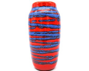 Vintage West German Fat Lava Vase Scheurich 231-15 Mid-century