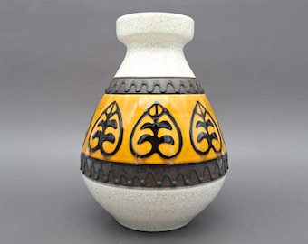 Vintage West German Fat Lava Vase. Dumler & Breiden, Model Number