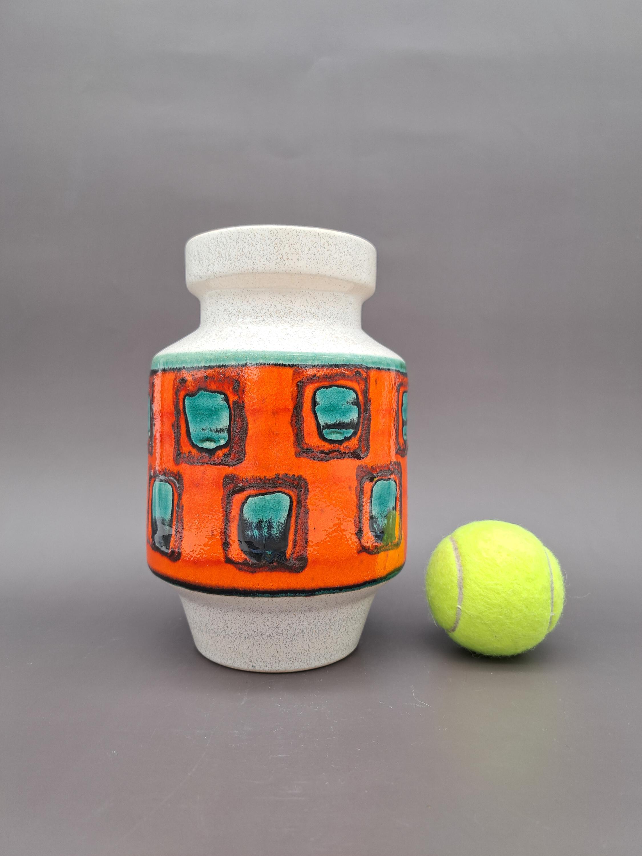 Vintage West German Ceramic Dümler & Breiden Vase 108-20 Mid