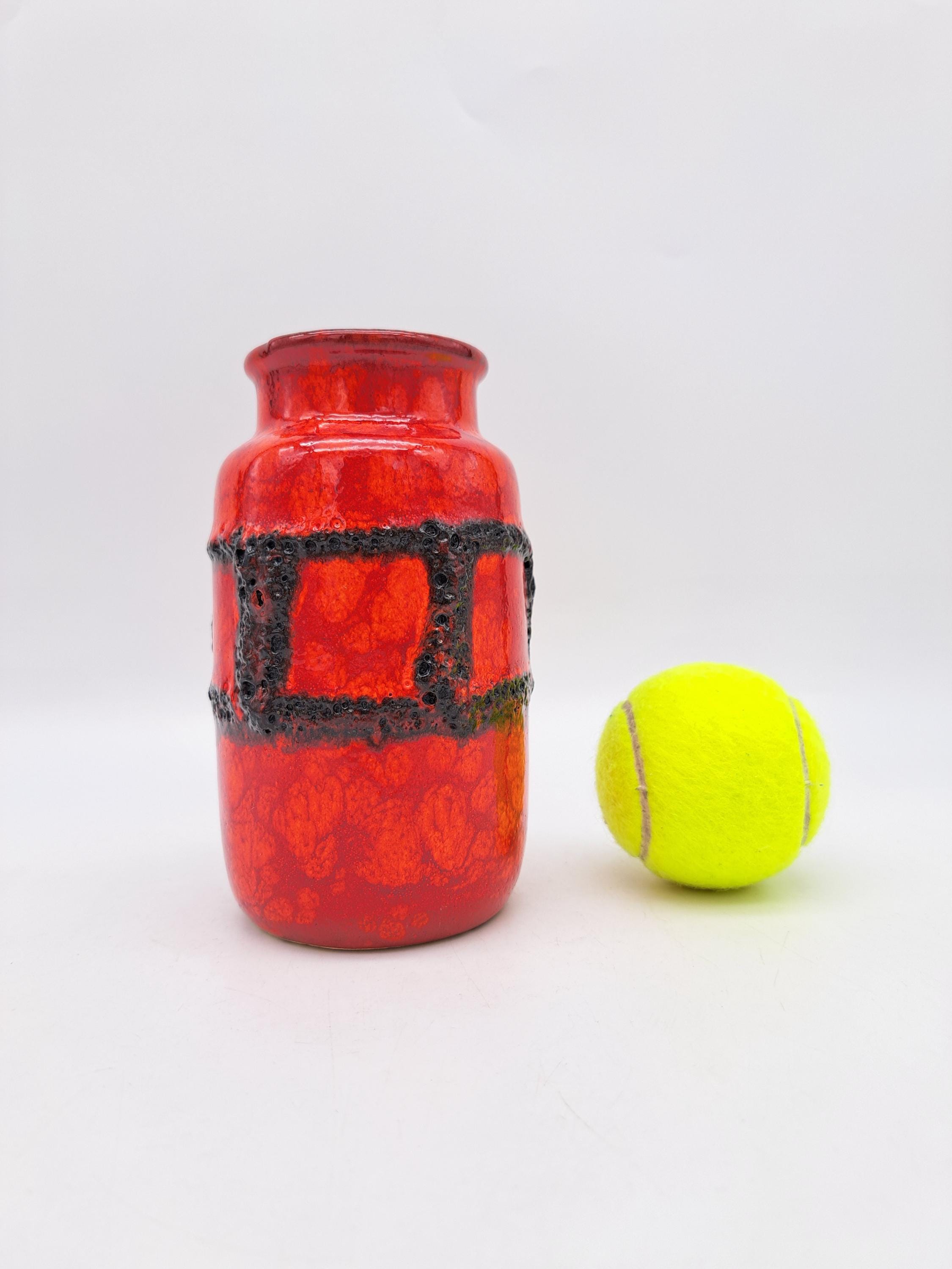 Beautiful West German Vintage Scheurich Fat Lava Vase 231-15