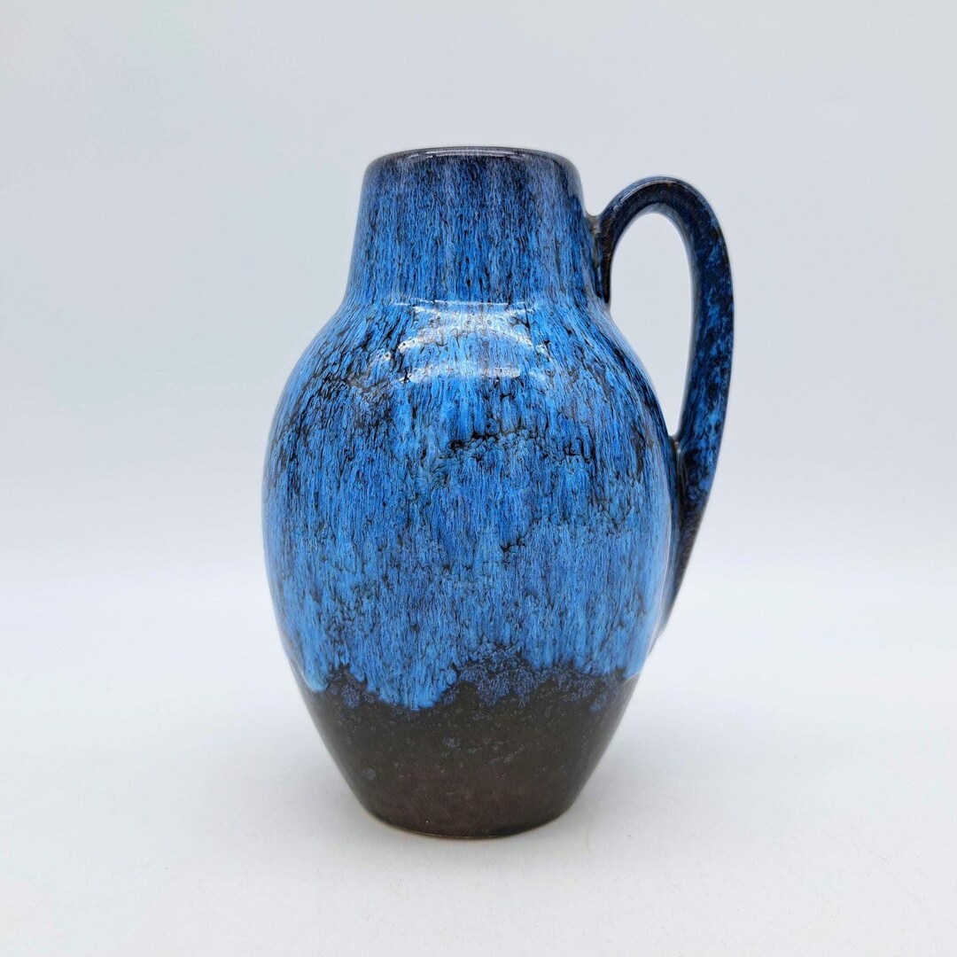 Rare Vintage W-germany Vase Scheurich 414-16 Mid Century West
