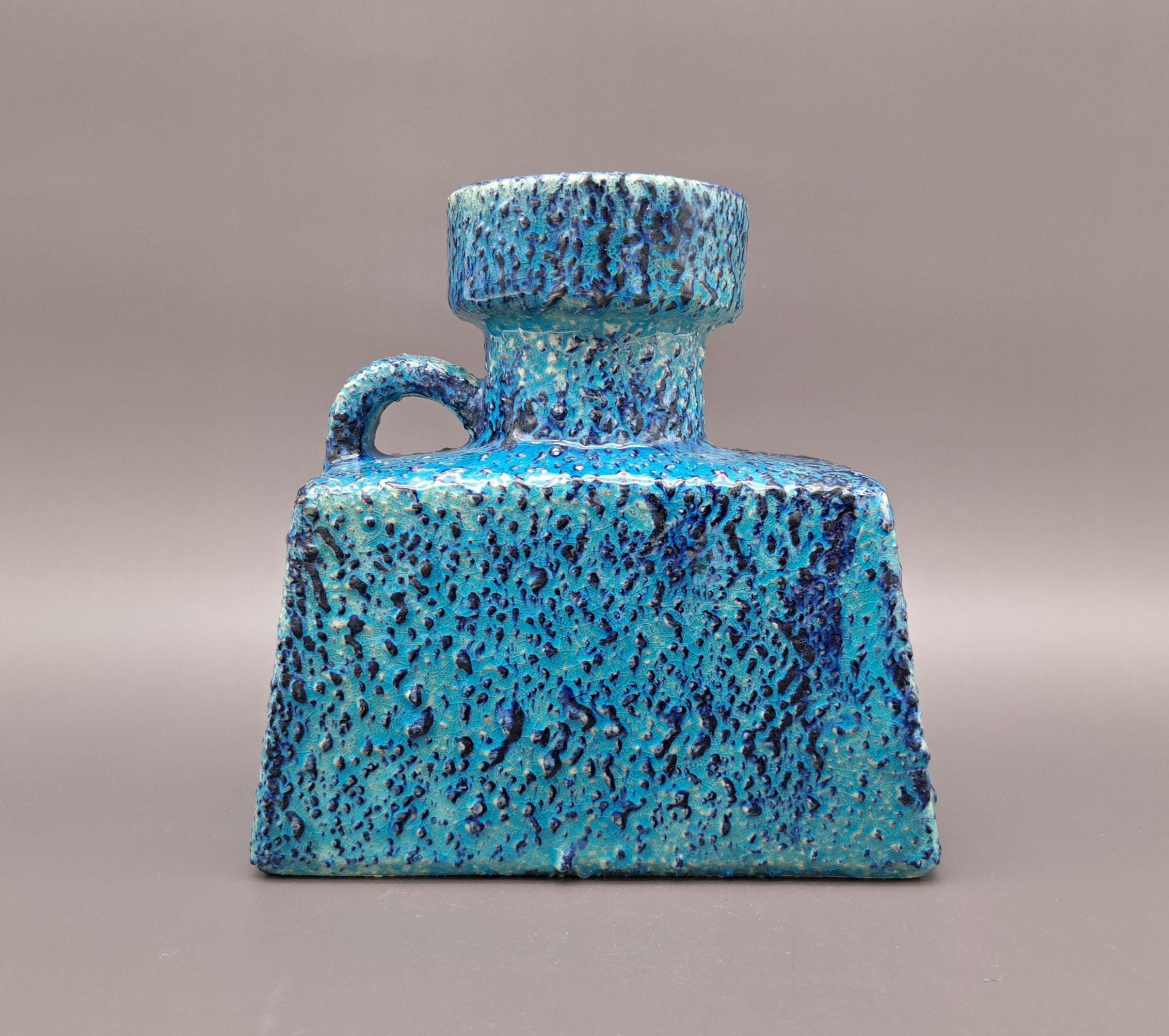 希少なヴィンテージ西ドイツ製ファットラバ花瓶 グレーフリッヒ