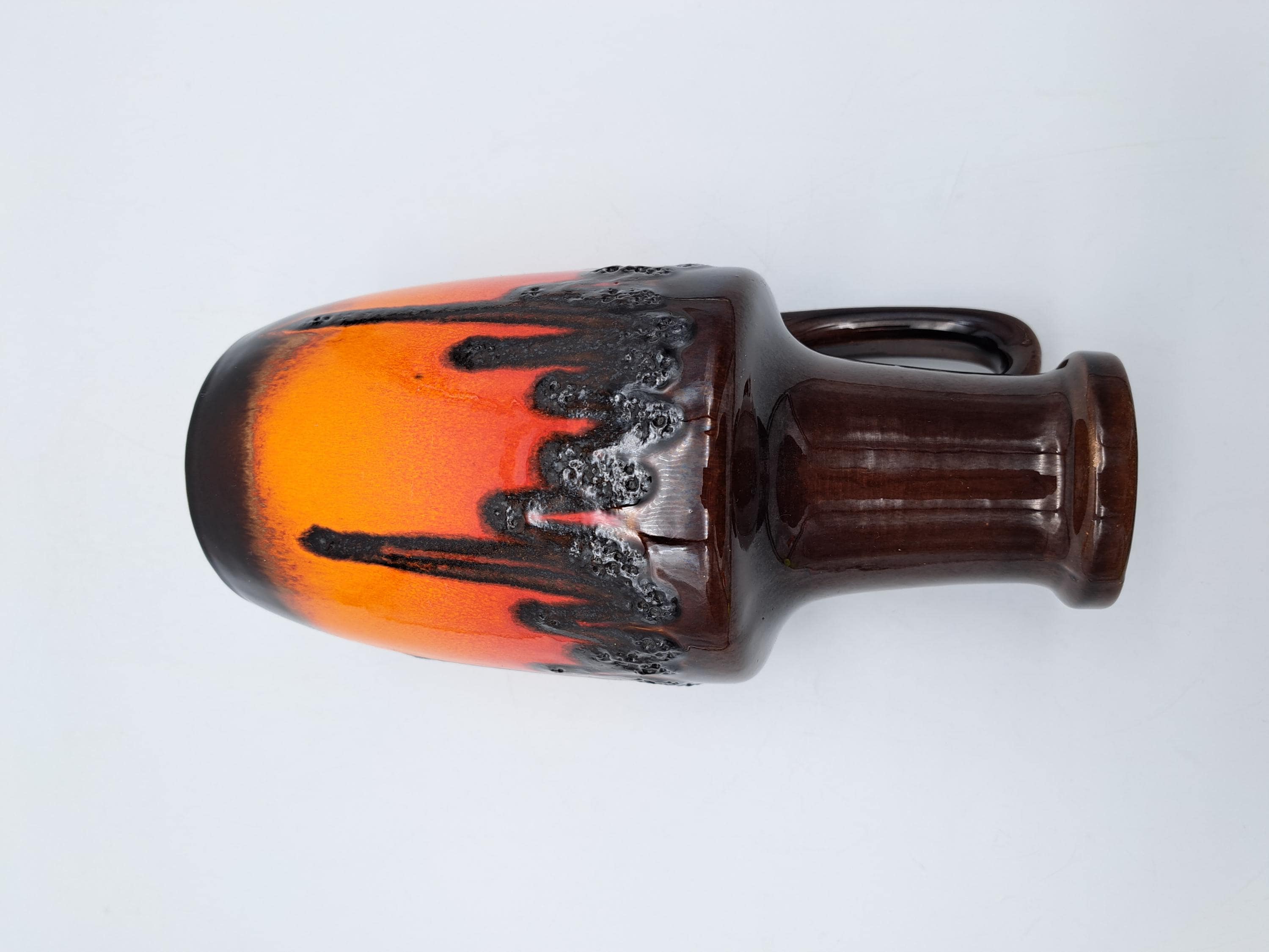 Rare Retro West German Fat Lava Vase Scheurich 404-26 MCM Vintage