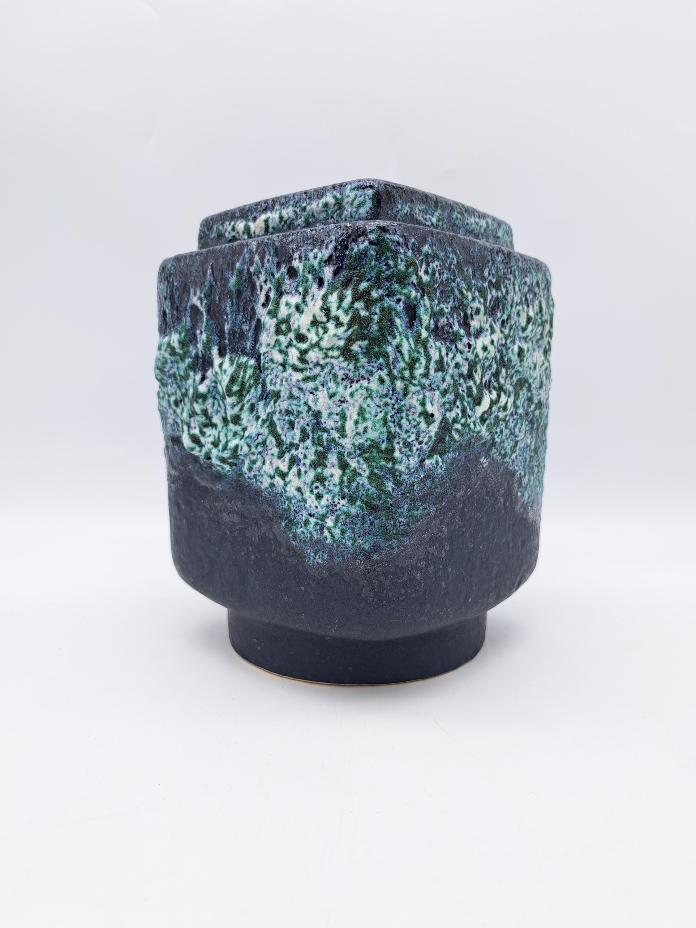 Rare Vintage Vase West German Dümler Breiden Flower Pot No. 83/21