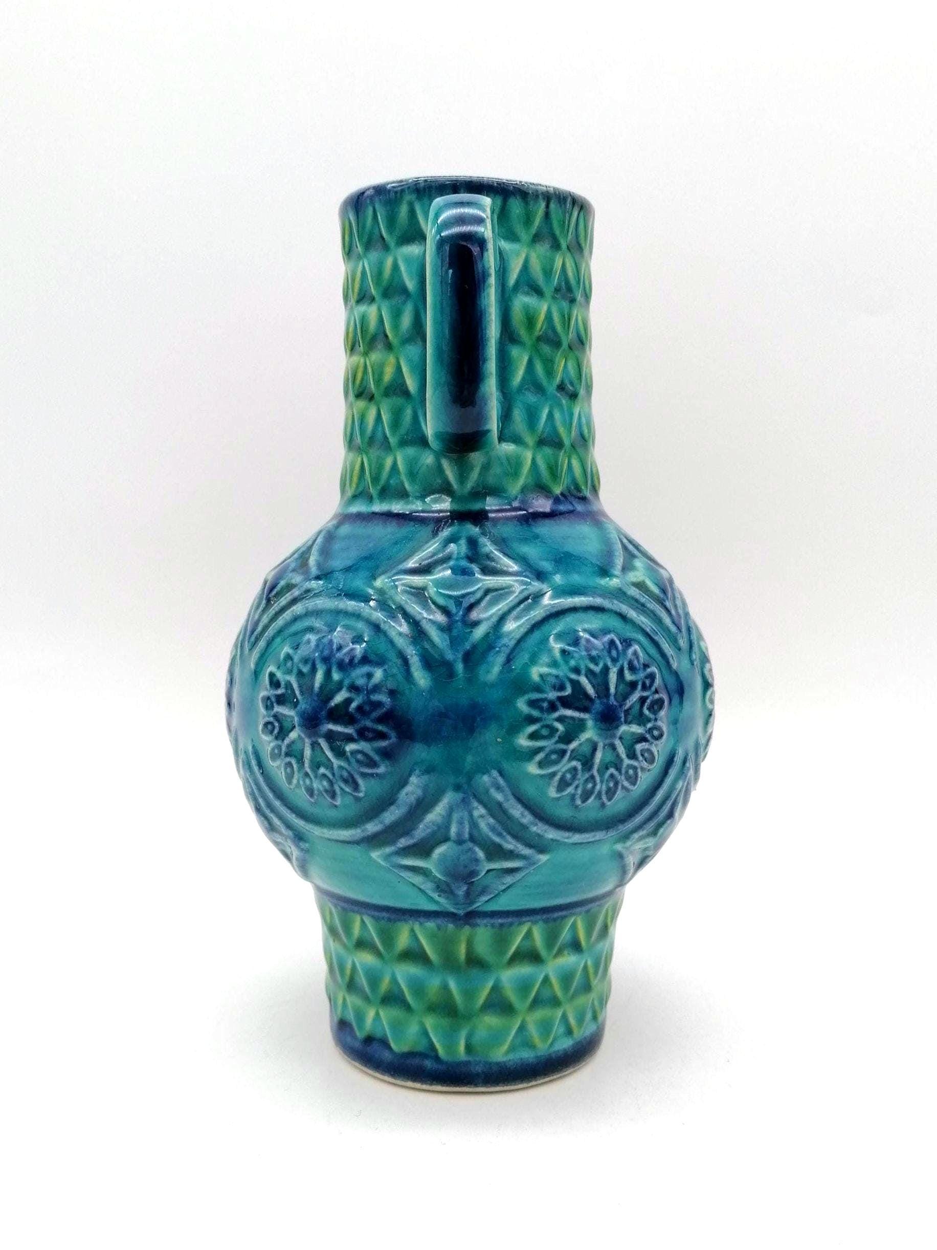 工芸品 Vintage Bay Keramik West German Vase Vintage West German Bay Keramik 93-25 Vase Mid Century