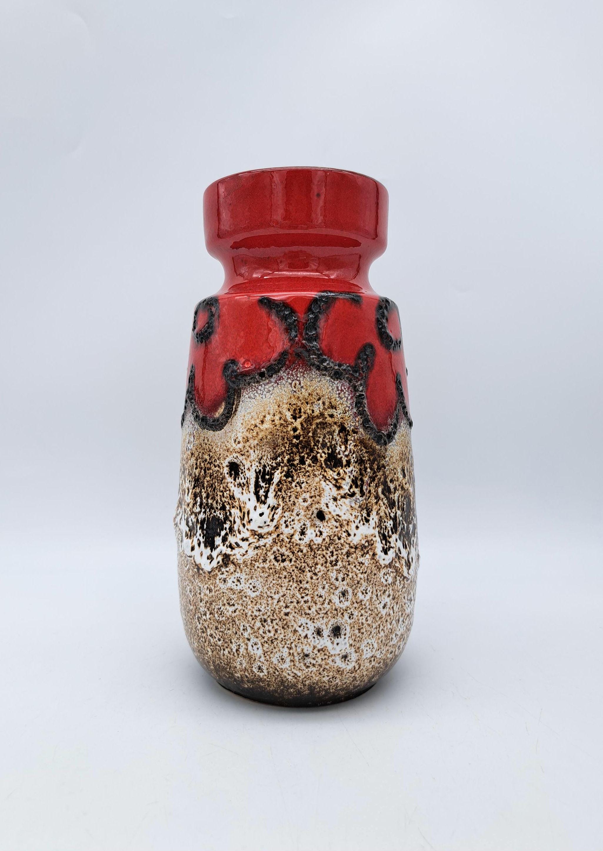 希少なヴィンテージ西ドイツ製ファットラバ花瓶 ショイリッヒ 242-22