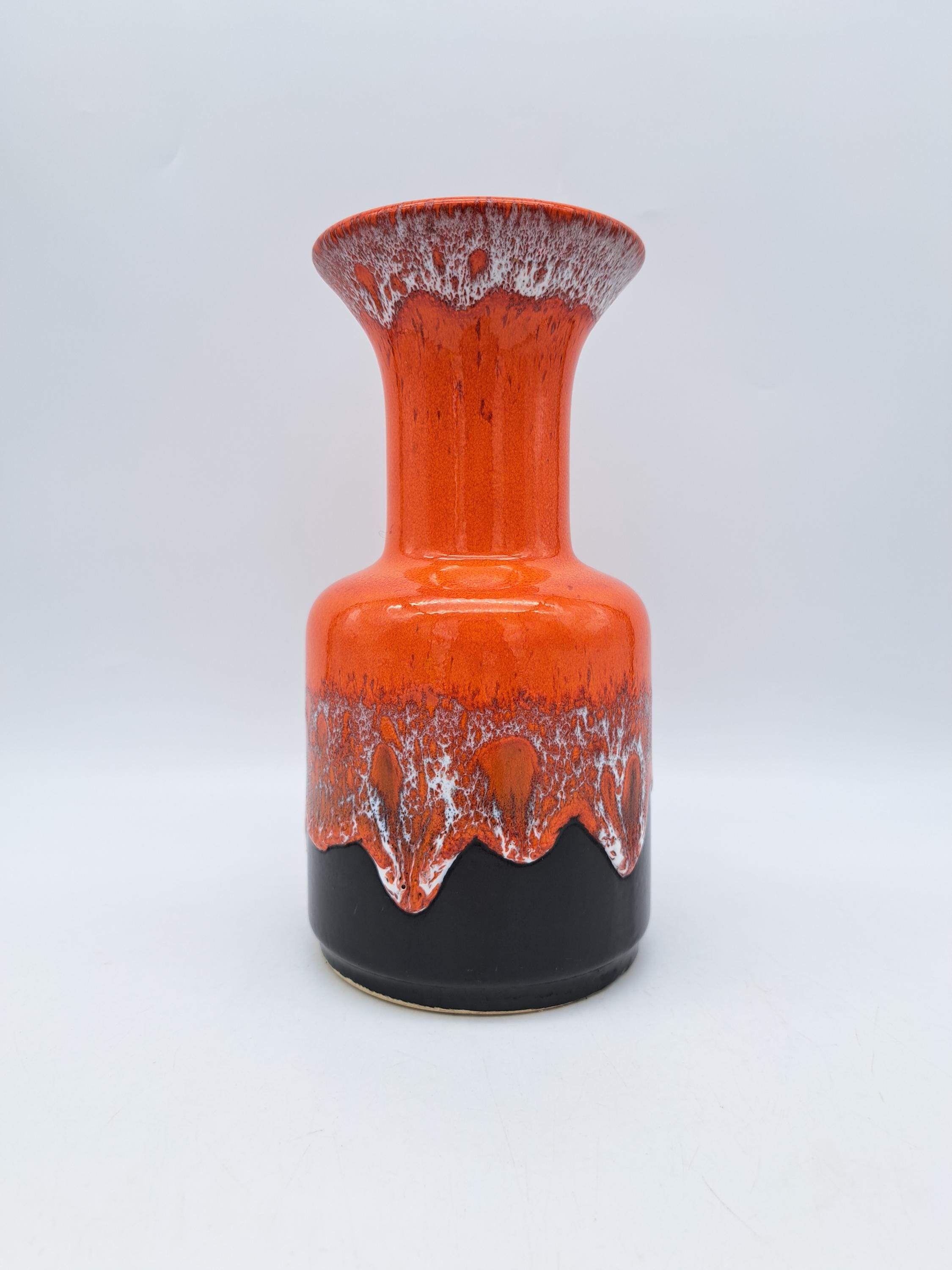 Rare Vintage West German Fat Lava Vase Jasba N04 10 22 Mid Century