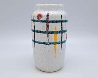 Vintage West German Fat Lava Vase Scheurich 231-15 Mid-century
