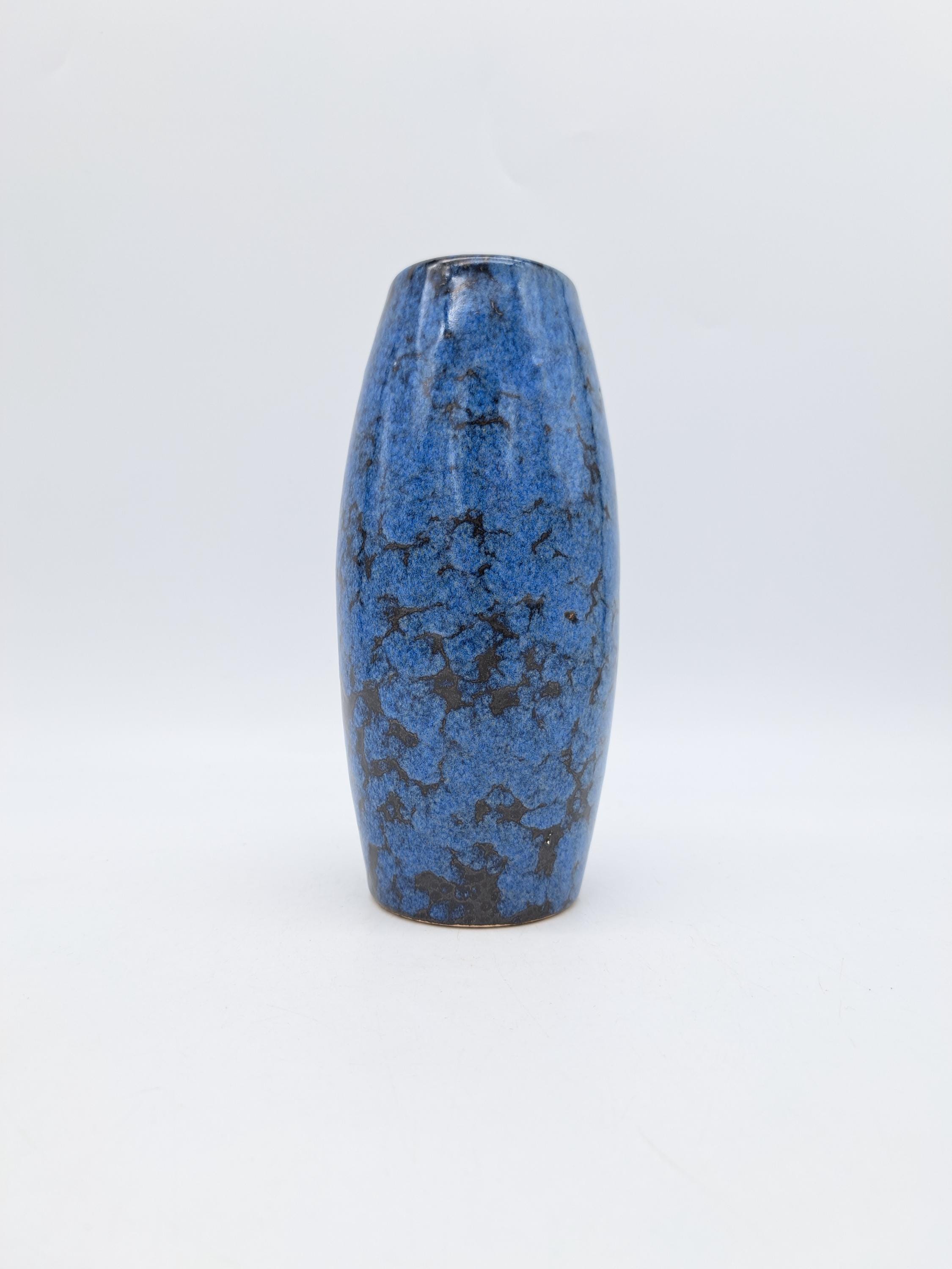 70s Design Vase Scheurich 522-18 Fat Lava Mid Century Ceramics