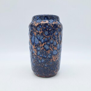 Rare Vintage West German Fat Lava Vase Scheurich 231-15 Drip Glaze