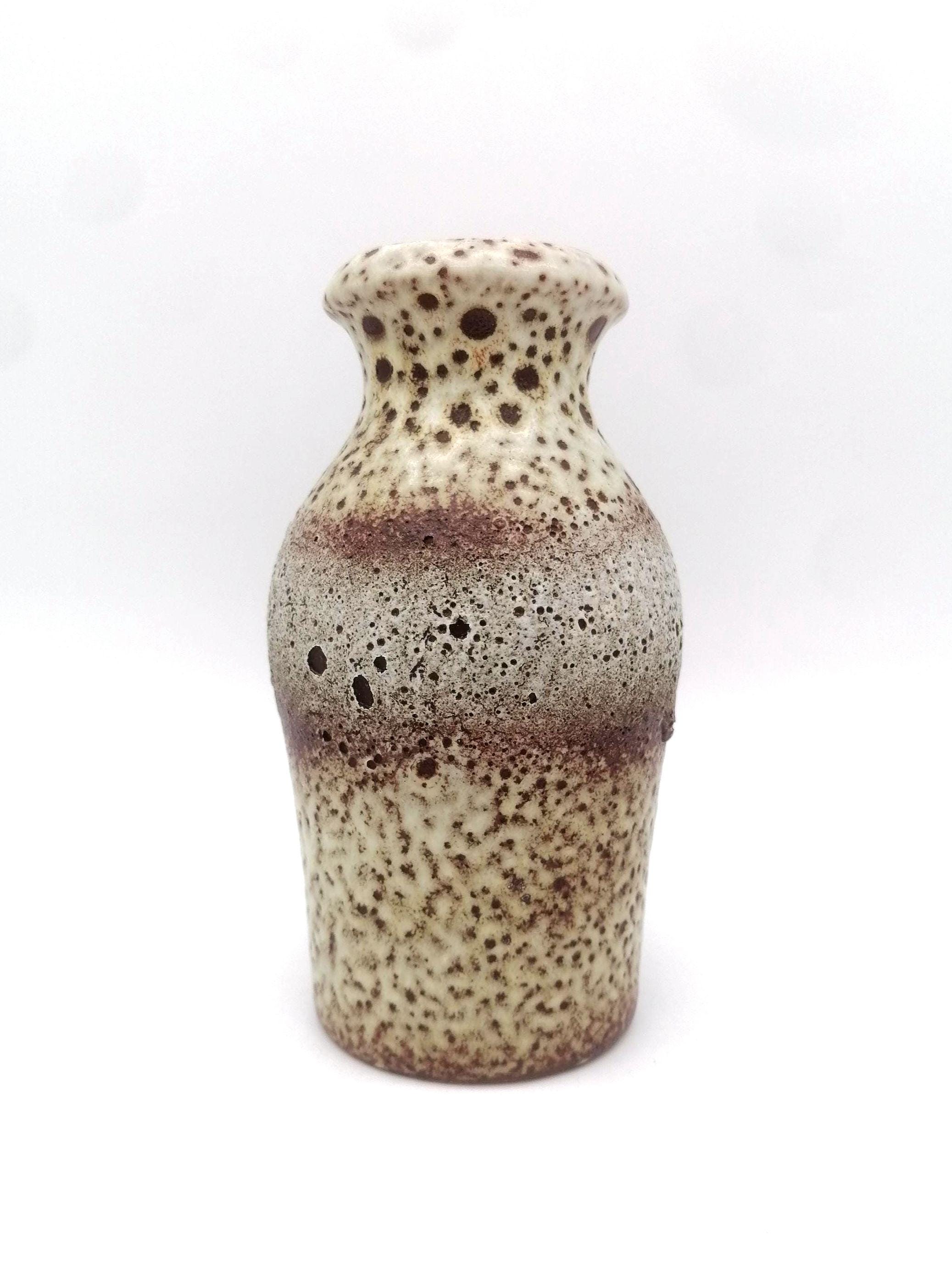Vintage West German Fat Lava Vase Scheurich 523-18 Mid