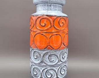 Vintage West German Fat Lava Vase Es-keramik 626-16 Mid Century
