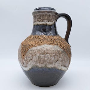 Beautiful West German Carstens Tönnieshof Design Vase 7056-25 Fat Lava Ceramics MCM