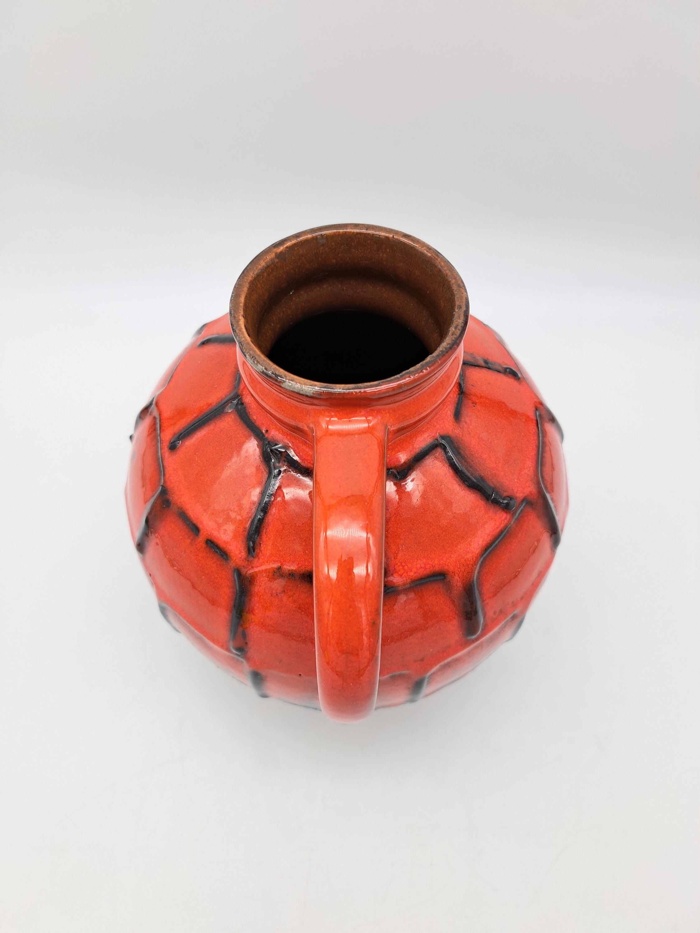Heinz Siery Carstens Fat Lava花瓶 70s Vintage West German Fat Lava Vase - Carstens Tönnieshof - Mid