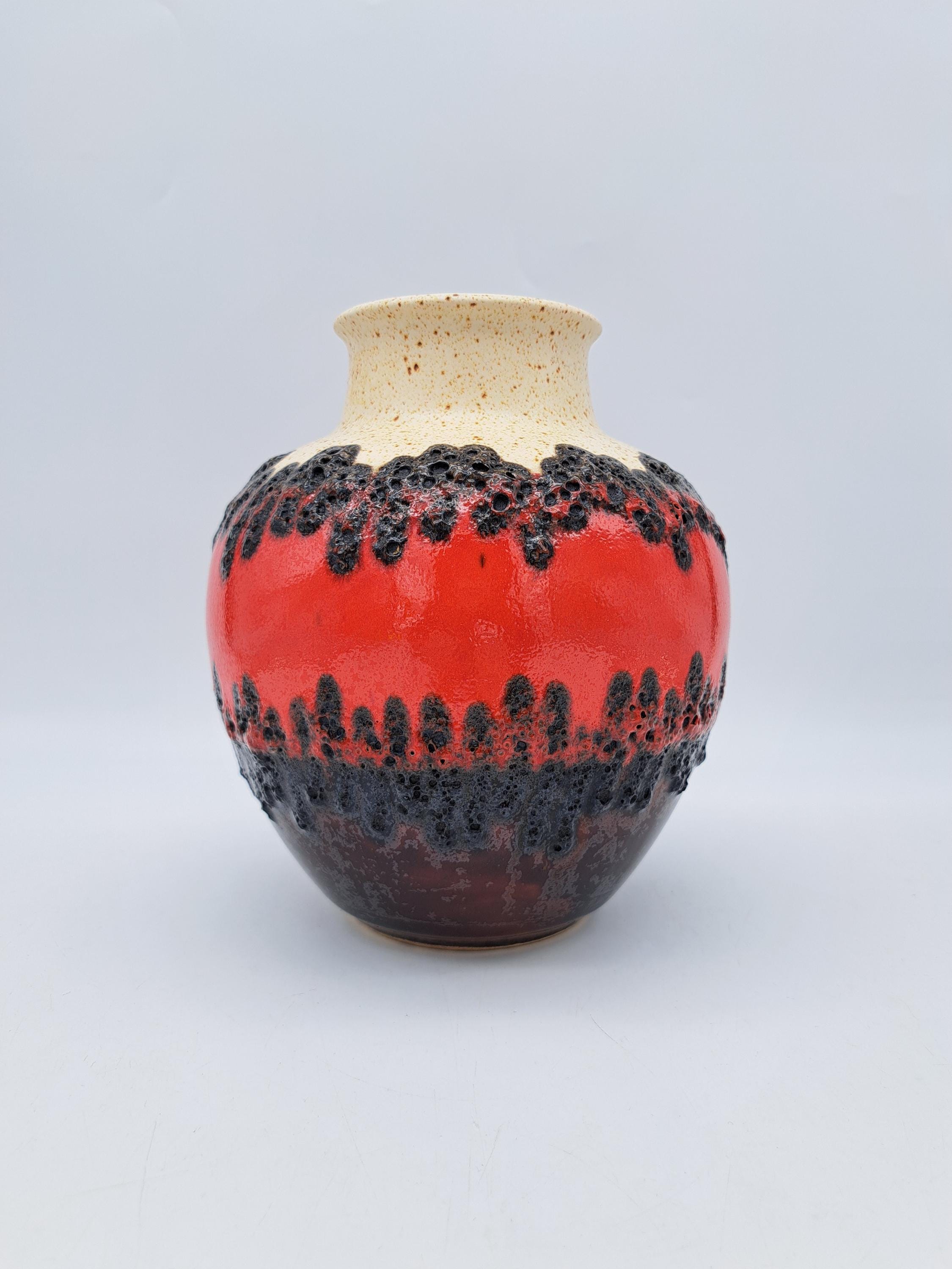 Rare Vintage West German Fat Lava Vase BAY Ceramics 70-20