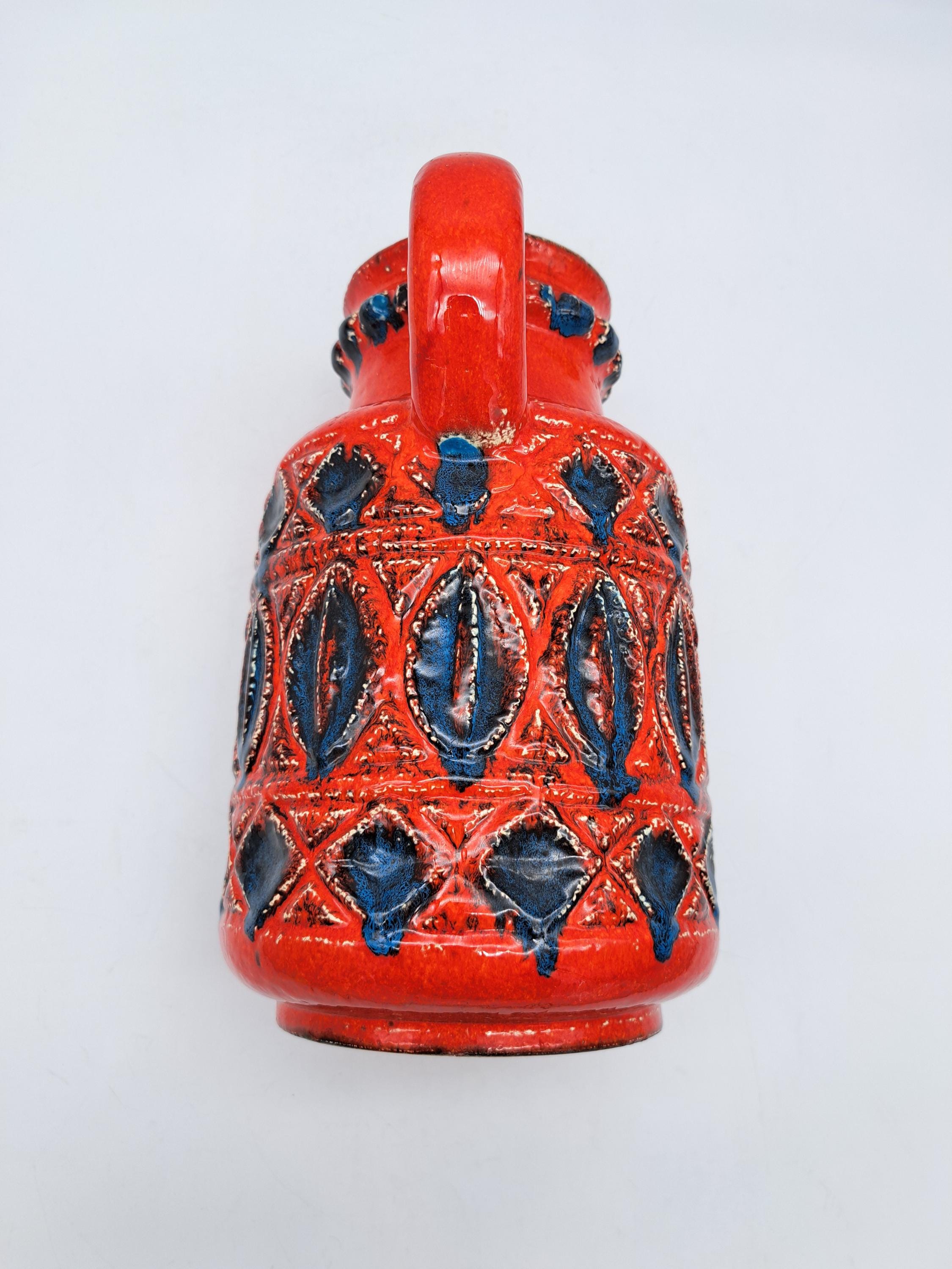 Vintage West German Bay Keramik 93-25 Vase Mid Century Pottery