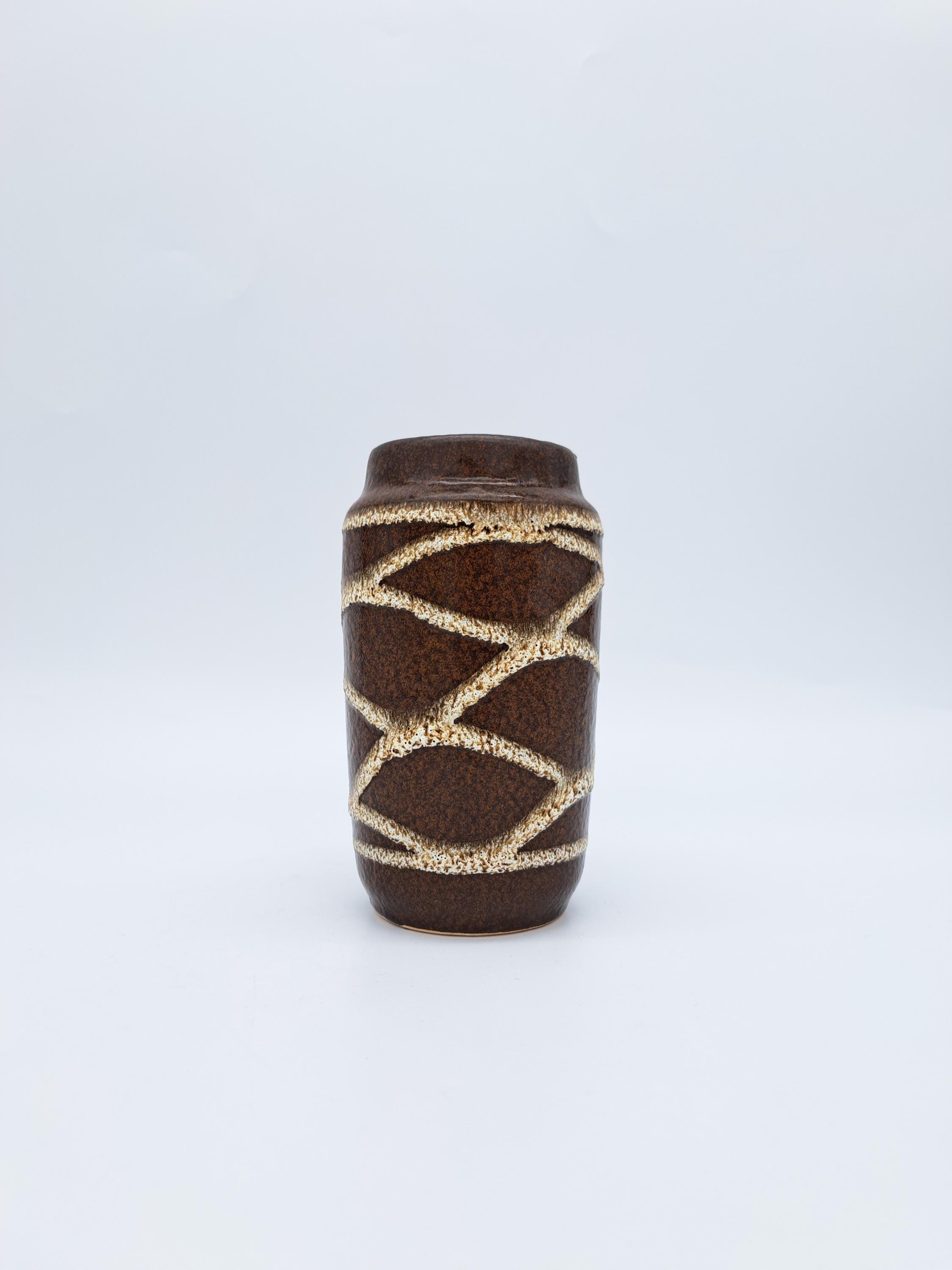 Vintage West German Fat Lava Vase Scheurich 231-15 Mid-century