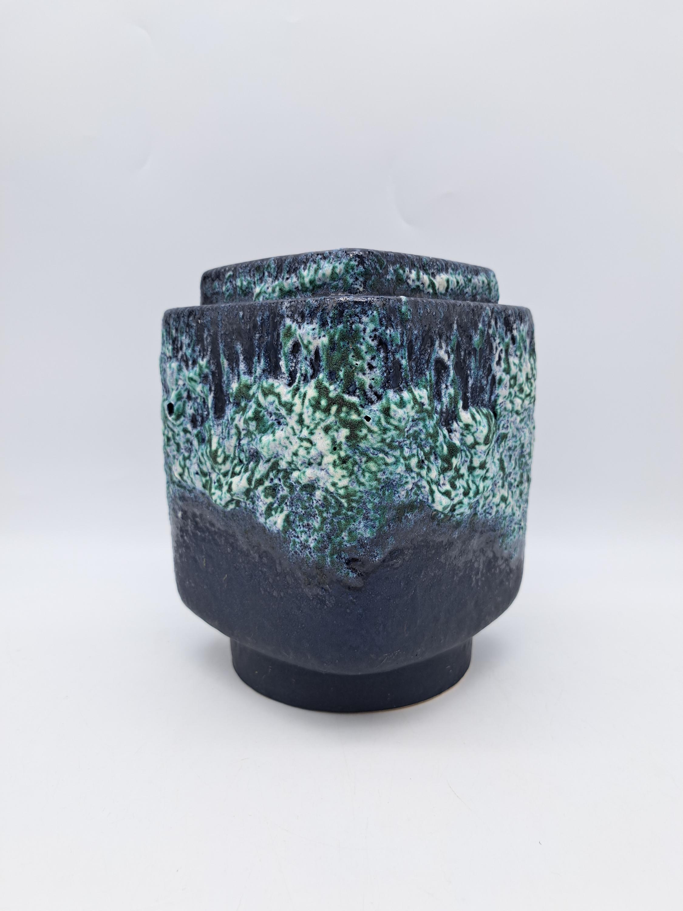 Rare Vintage Vase West German Dümler Breiden Flower Pot No. 83/21