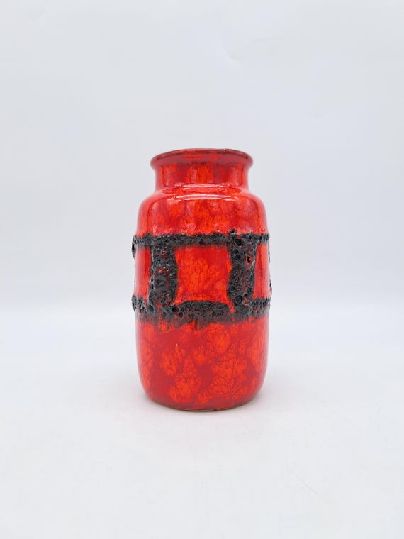 美しい西ドイツヴィンテージ ショイリッヒ ファットラバ花瓶 231-15