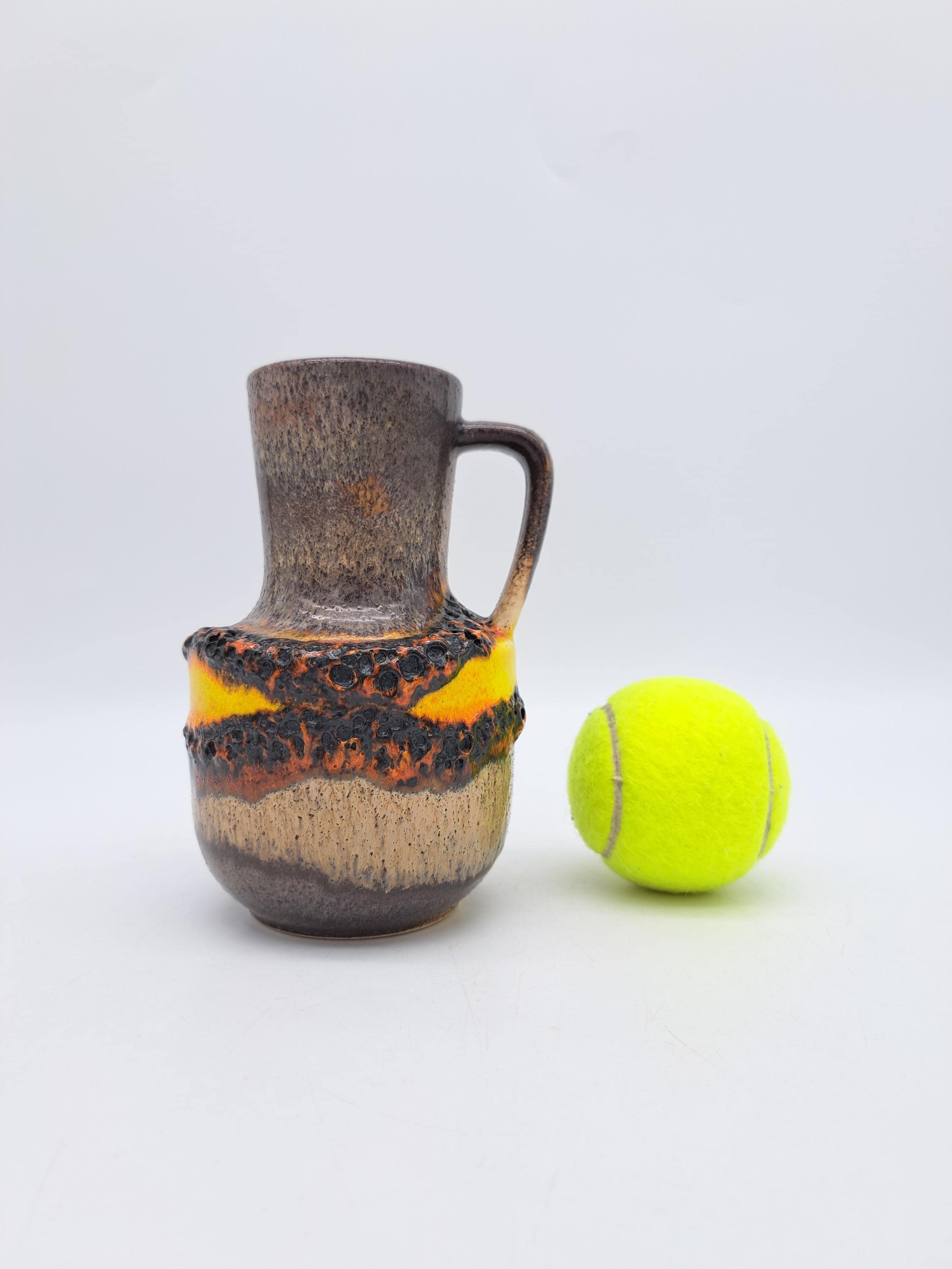 ヴィンテージ 西ドイツ製 ファット ラバ花瓶 Steuler 141/15 ミッド