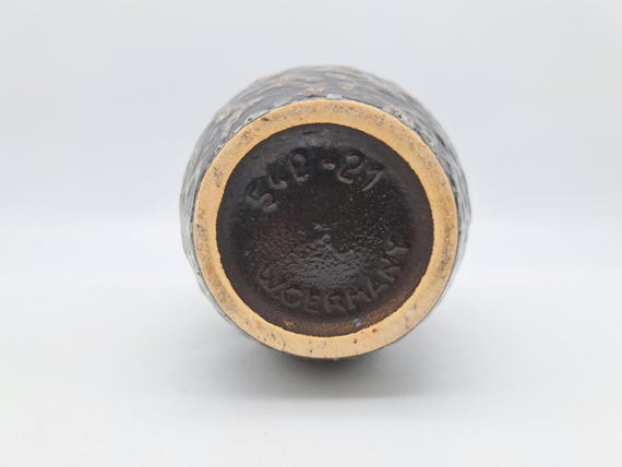 ヴィンテージ 西ドイツ 1960年代 花瓶 ショイリッヒ 549-21 メタリック