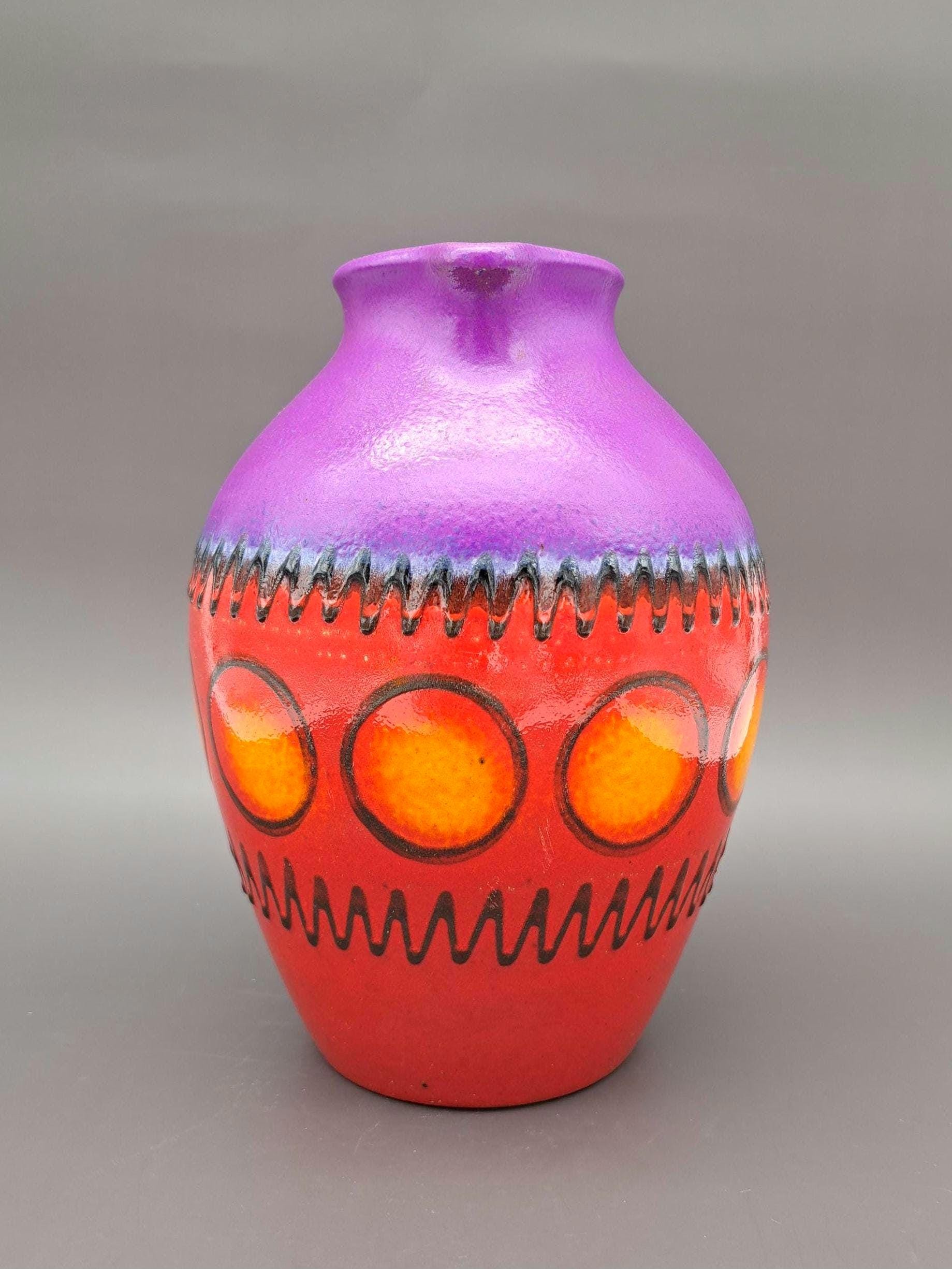 Vintage West German Dümler Breiden Vase 305/21 Konstanza Mid