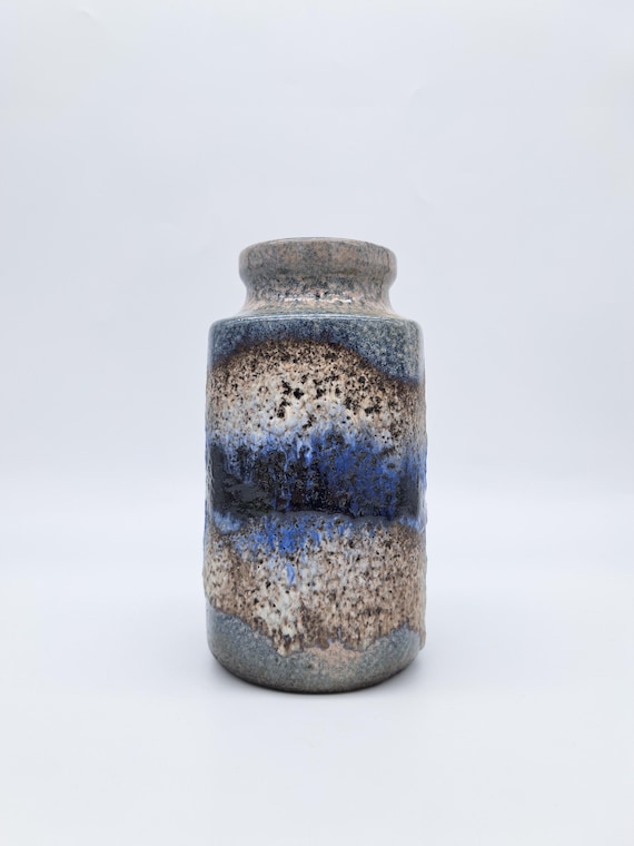 Scheurich 216-20 Fat Lava 花瓶 ミッドセンチュリー陶器 ヴィンテージ
