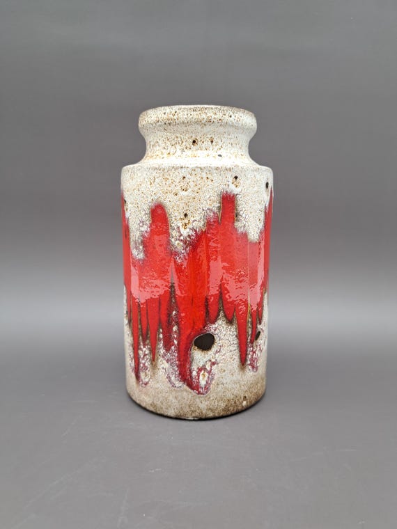 Buy Vintage West German Ceramic Fat Lava Vase Scheurich Lora