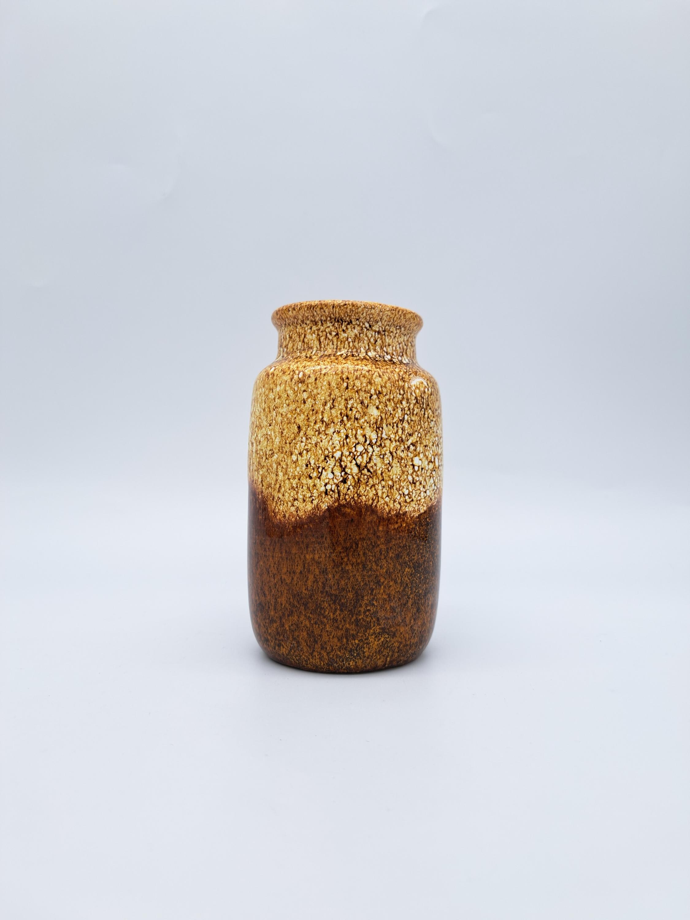 Vintage West German Fat Lava Vase Scheurich 231-15 Mid-century