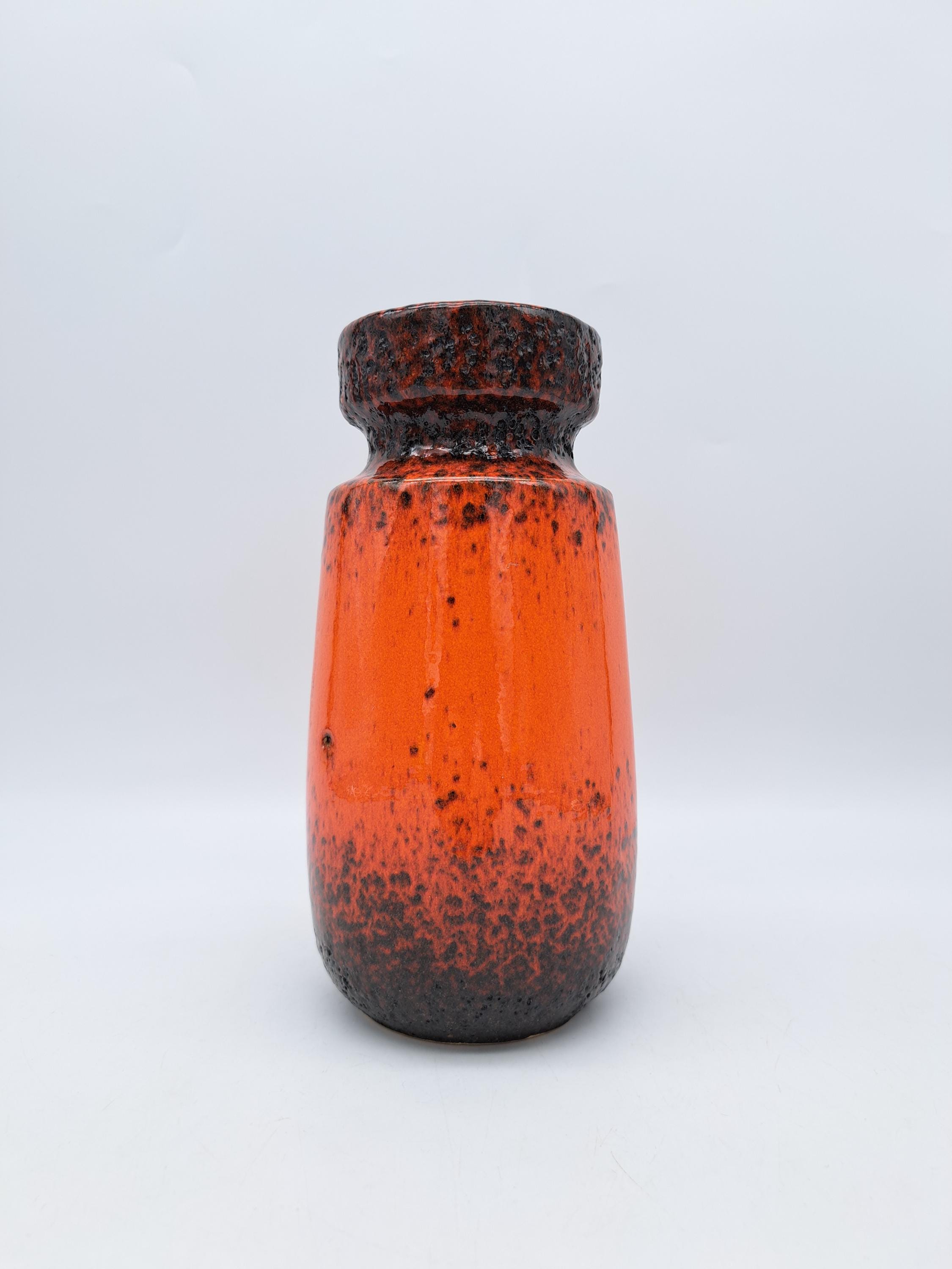 西ドイツ　ファットラバ　ビンテージ花瓶ミッドセンチュリー Scheurich ヴィンテージ 西ドイツ製 Scheurich 242-22 花瓶 ファットラバ