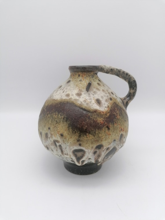 FAT LAVA ファット ラヴァ Ruscha 352 Vintage West German Ruscha Vase No. 352 Fat Lava Mid Century