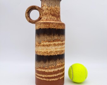 Vintage W-germany Scheurich 401-28 Fat Lava Vase Mid Century