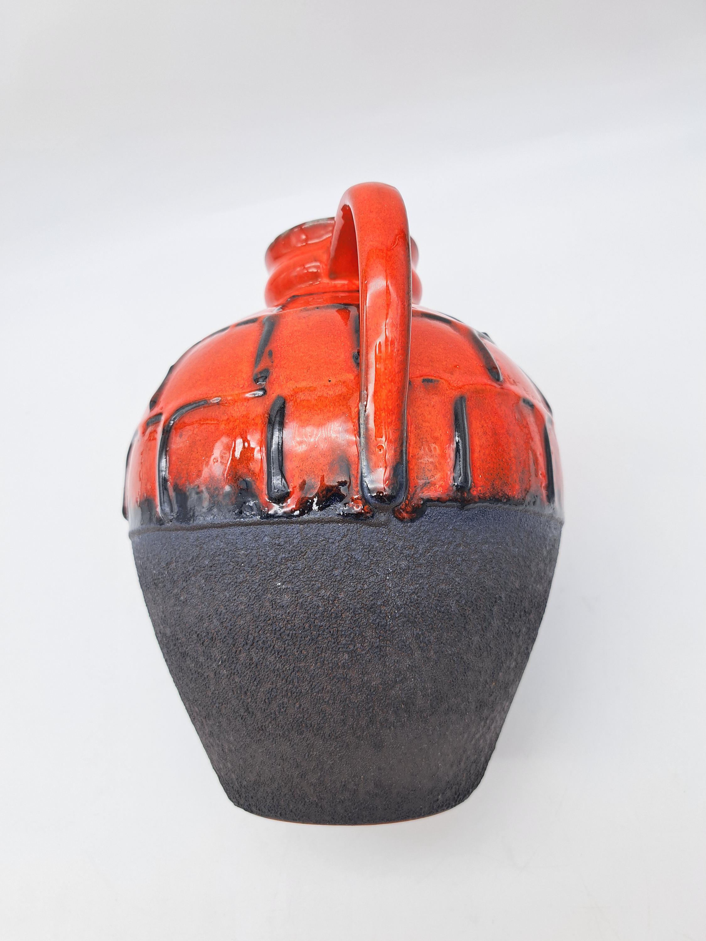Vintage West German Fat Lava Vase - Carstens Tönnieshof - Mid