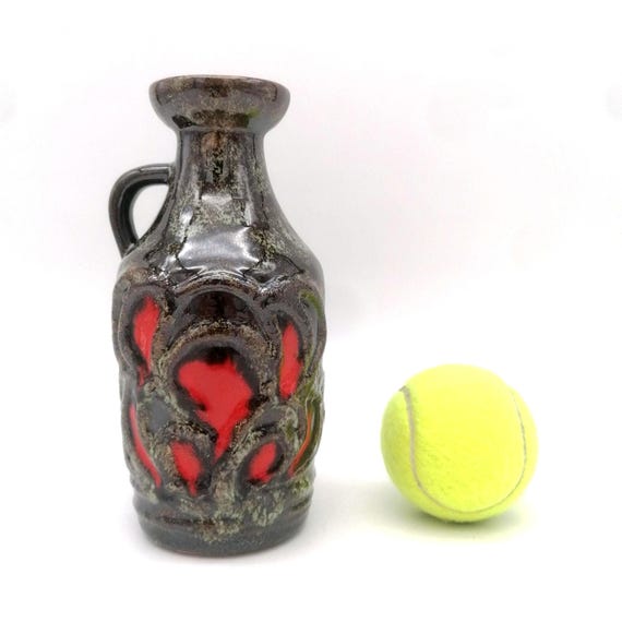 ヴィンテージ 東ドイツの花瓶 ミッドセンチュリー陶器 1970年代 ヴィンテージ 東ドイツの花瓶 ミッドセンチュリー陶器 1970年代