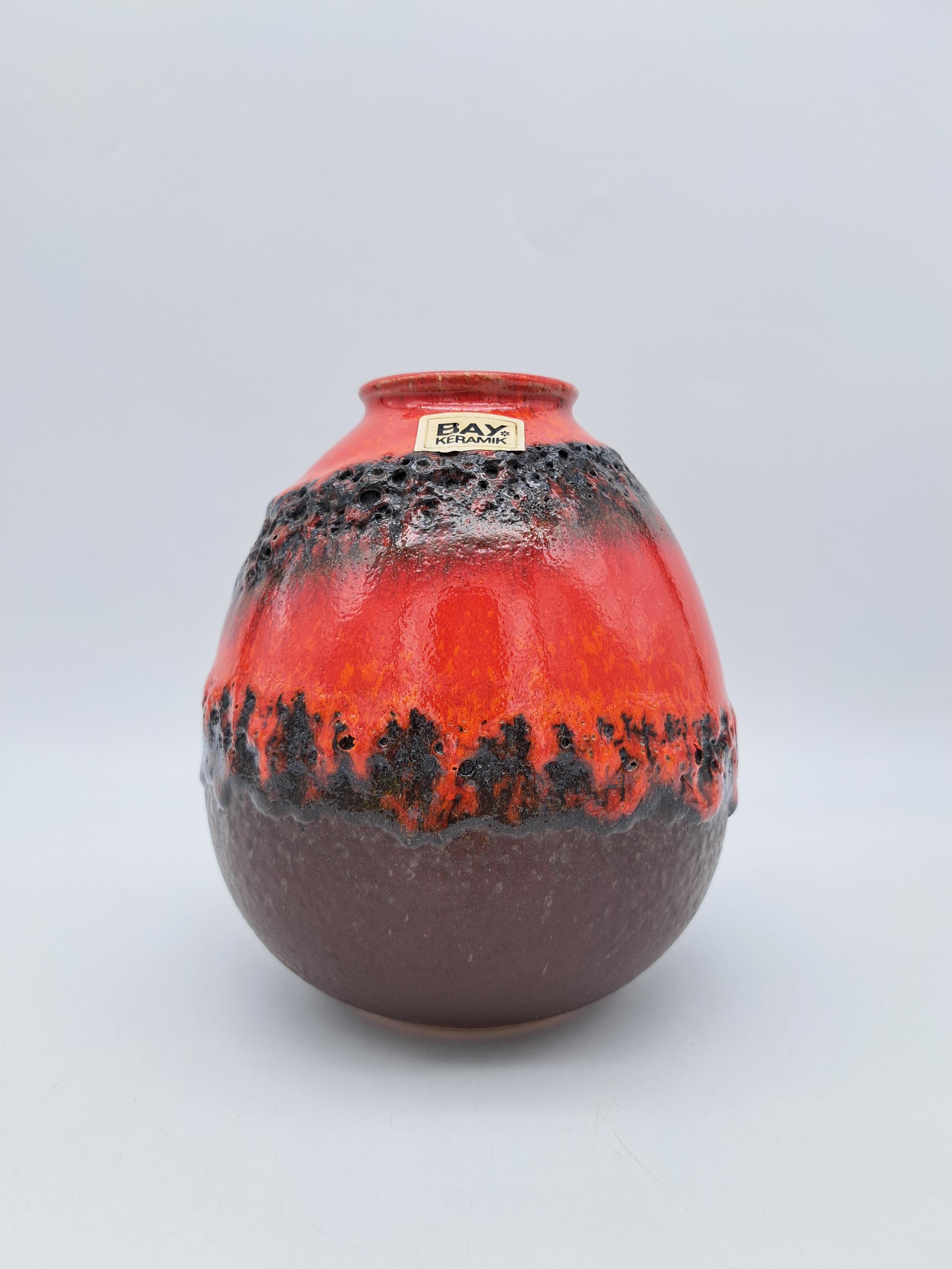 Rare Vintage West German Vase Bay Ceramics 64-17 Mid Century