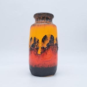 Rare Vintage West German Scheurich Fat Lava Vase Numbered 213-20