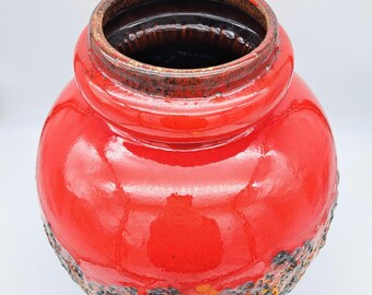希少なファットラバXLフロアベース、シューリッヒ西ドイツ陶器、286-42