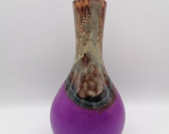 Dümler Breiden vase Purple 115-25 Mid Century Pottery Vintage West Germany Ceramics