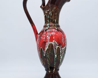 シューリッヒ 花瓶 265-40 ブルー ミッドセンチュリー 陶器