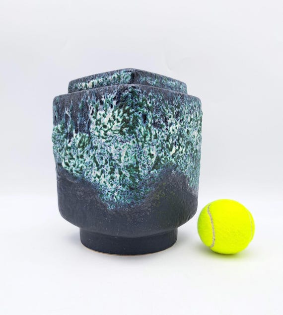 Rare Vintage Vase West German Dümler Breiden Flower Pot No. 83/21