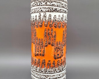 Vintage West German Fat Lava Vase. Scheurich, Model Number 401-28